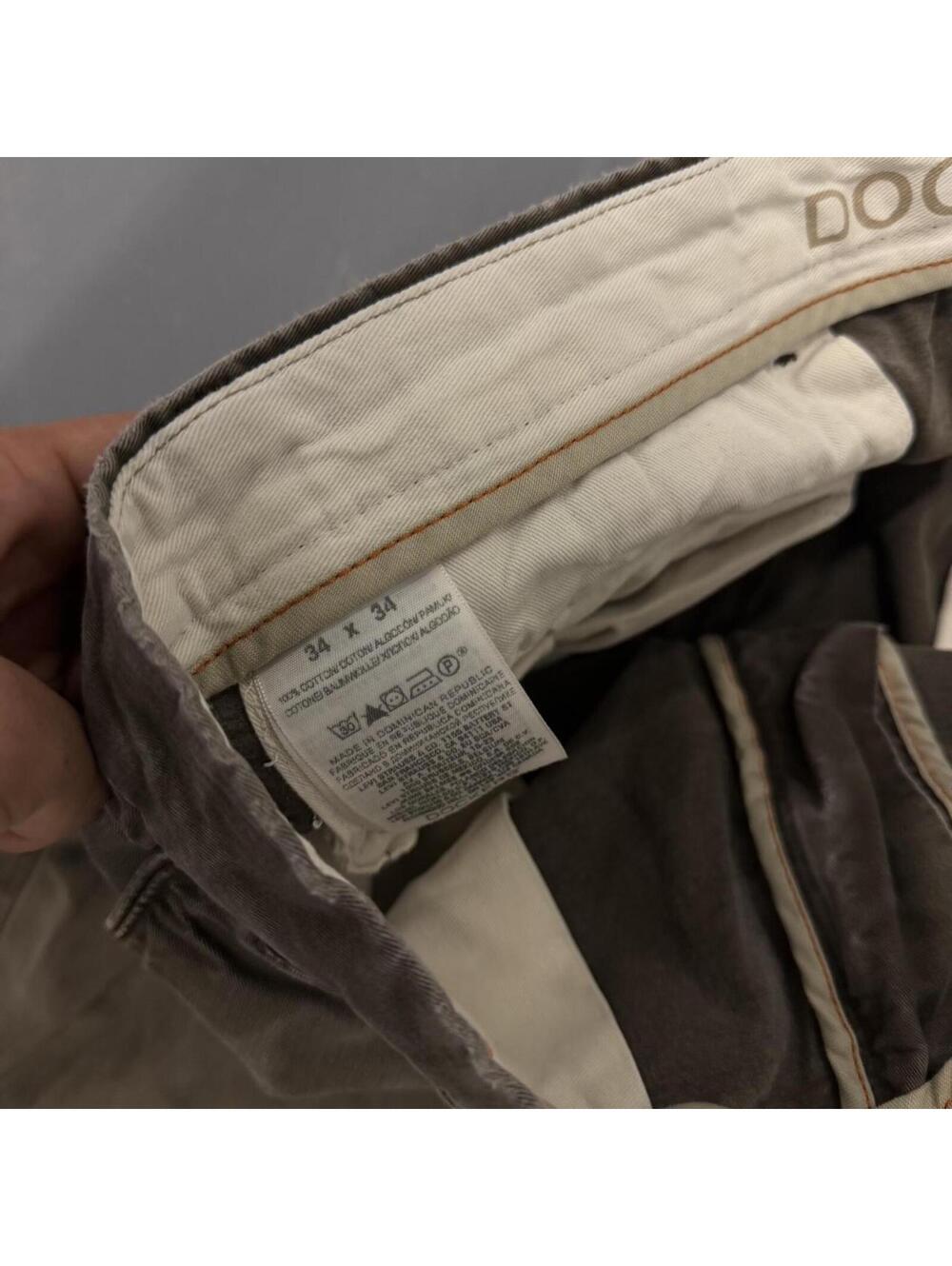 Dockers Men's Brown and Khaki Trousers - Picture 3 of 5